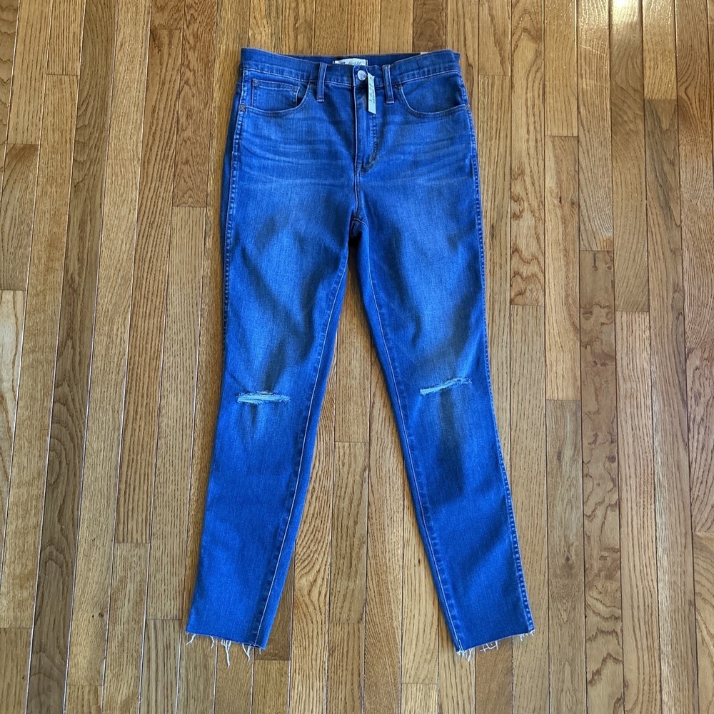 Madewell‎ 10" Roadtripper Straight Leg Blue Denim Jeans Womens 29 NEW NWT